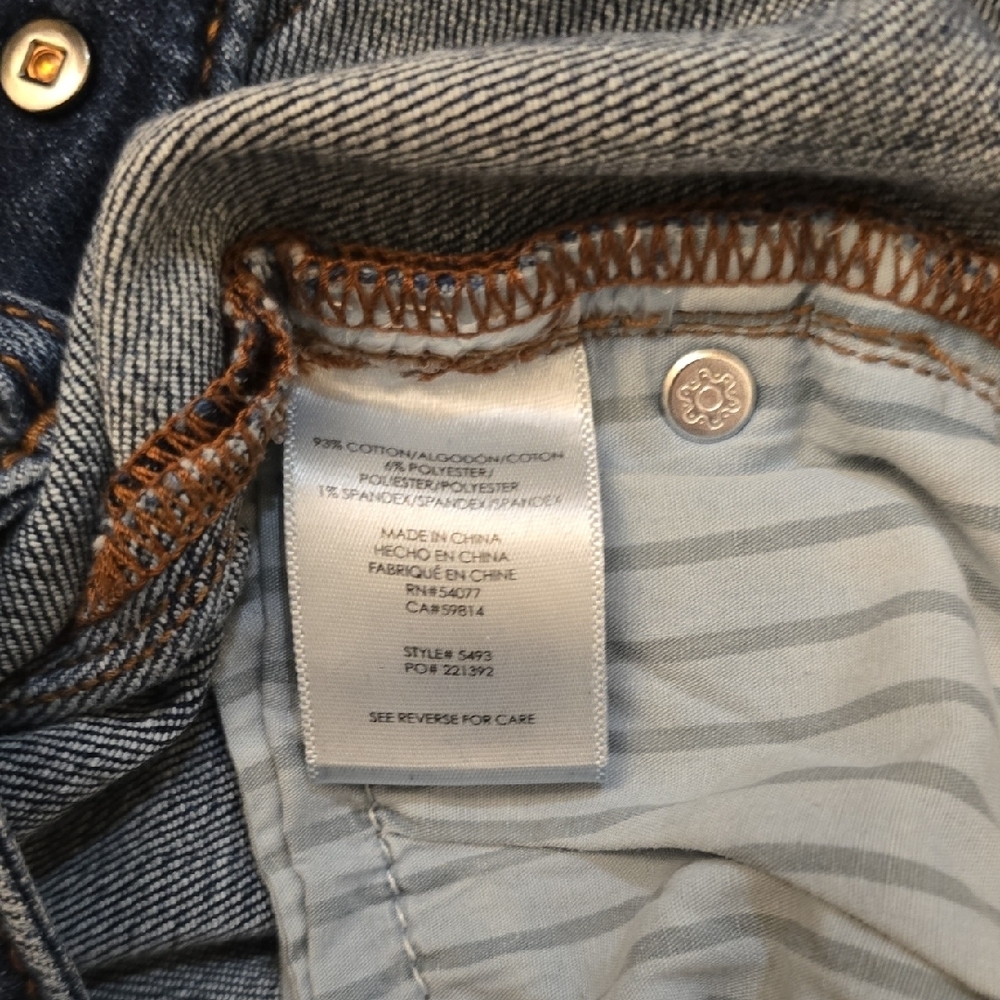 CAbi 5493 Dark Blue Skinny Jeans. Size 8 - Picture 6 of 9